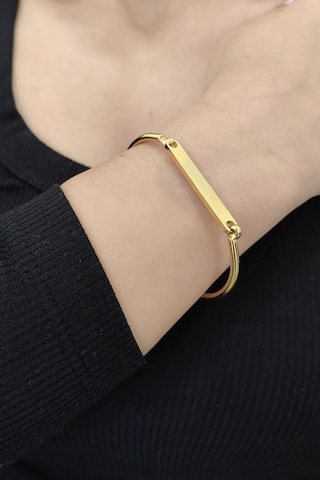 Chavin Gold Kelepçe Dizayn Çelik Bayan Bileklik Eh06sr
