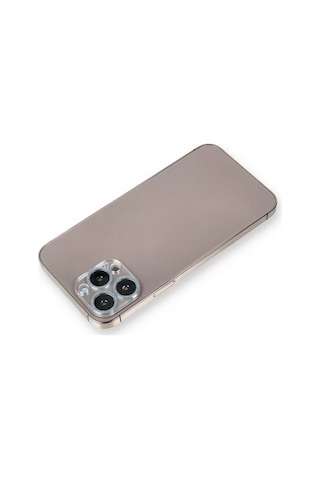 Newface Apple Uyumlu iPhone 12 Pro Max Shine Kamera Lens Koruma Cam - Sierra Blue,