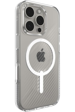 İphone 16 Pro Max 6,9 İnç İçin Zagg Luxe Snap Grafen Takviyeli Kılıf, Magsafe Uyumlu, İnce Ve Rahat Tasarım, Darbeye Dayanıklı Telefon Arka Kapağı Şeffaf Şeffaf