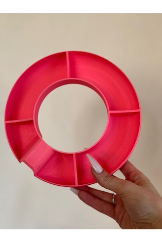 Atıştırmalık Kasesi Tekrar Kullanılabilir Atıştırmalık Kasesi Plastik Termos İle Uyumlu Pembe