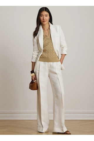 Lauren Ralph Lauren Kazak, L, Açık Bej