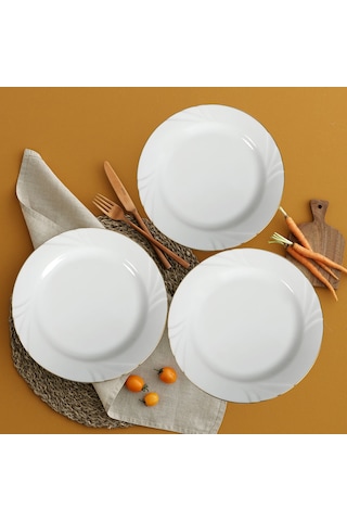 GÜRAL SOPRANO 6 ADET 21 cm PASTA TABAĞI - GOLD