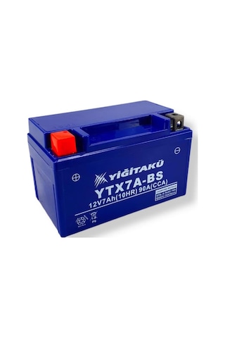 Yiğit Motosiklet Aküsü 12 V 7 Ah Ytx7a Bs