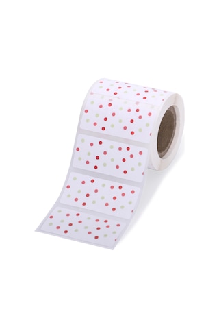 Dofolink Dp23/dp30 Serisi İçin Termal Etiket Kağıdı - Renkli Renkli Noktalı Desen - 45mm 20mm 300 Adet - Öğrenci İsim Etiketi, Dosya Etiketi, Fiyat Etiketi Ve Ev Taşınabilirliği İçin Uygun 1 Rulo