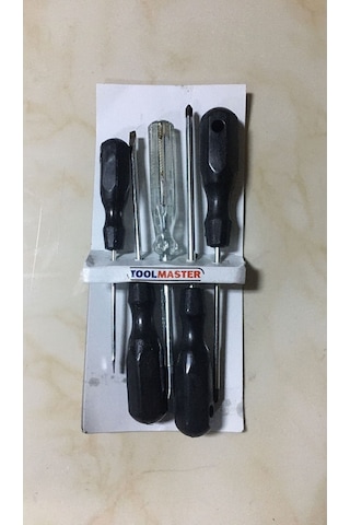 Toolmaster - 5'li Tornavida Seti Kontrol Kalemli Tornavida Seti