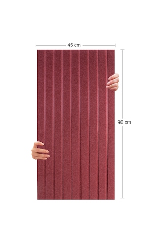Tink Akustik Ve Dekoratif Lambiri Desenli Keçe Panel 2adet/0,81m² Brd