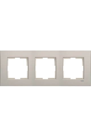 Viko Novella Eloxal Bronz Metal Üçlü Çerçeve - 92192303