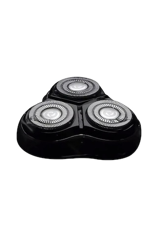 Geeksen Razor 3d Elektrikli Tıraş Başlığı Tıraş Makinesi Yedek Başlık Blokaj Korumalı Tıraş Makinesi Siyah