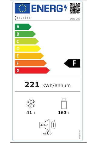 Dijitsu DBD200 TMF 204 LT Çift Kapılı Buzdolabı