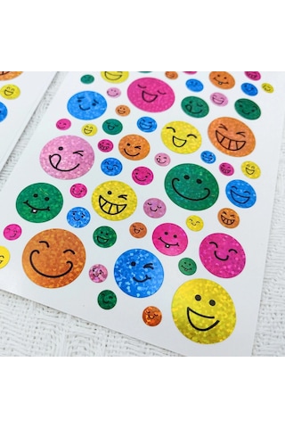Bigpoint Sticker Hologram Smile X 15 Adet