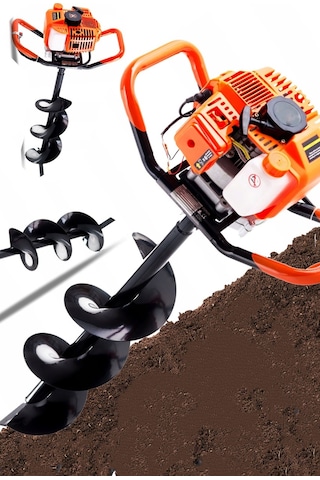 Staxx SGD520 52CC 3HP Benzinli Toprak Burgu Fidan Dikme Makinesi