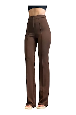 Krep Kumaş Likralı Kadın Palazzo Pantolon 3'lü Set Çok Renkli