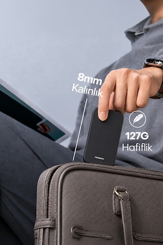 Magpulse 5 Slim 5000 Mah Powerbank Hooma Türkiye li Siyah