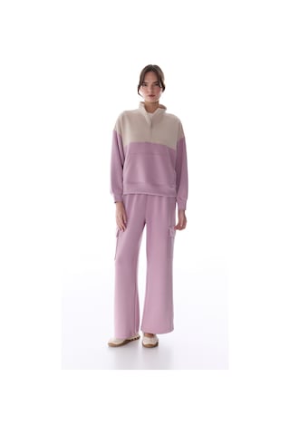 Penti Açık Lila Silky Feel Color Block Sweatshirt
