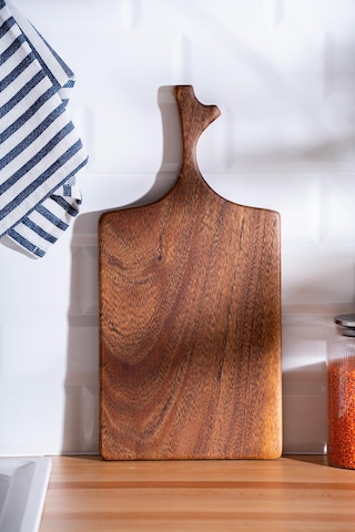 Acar Akasya Kesme Tahtası - 40 Cm Kahverengi