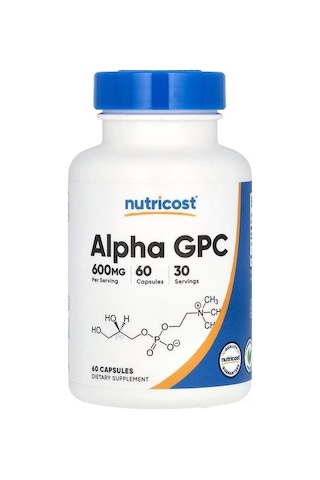 Alpha Gpc, 600 Mg, 60 Kapsül 30 Servis Kapsül Başına 300 Mg Usa Menş.