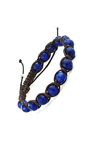 Lapis Taşlı Şambala El İşi Bileklik Gümüş 08078964