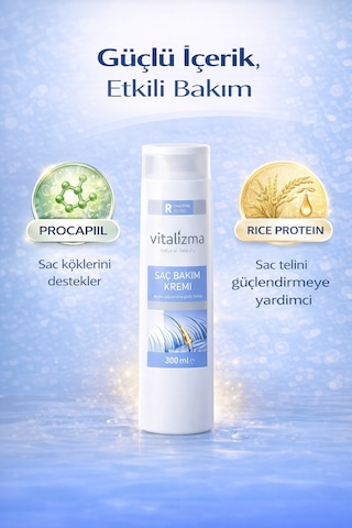 Pharma Rosso Vitalizma Saç Bakım Kremi 300 ML