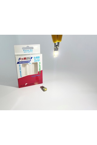 Femex Platinum Beyaz T10 6smd 3030chipset Led Ampul Aktif Canbus