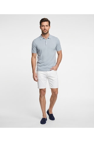 Yargıcı Regular Polo Yaka Kısa Kol Triko 26yetr2010x 010 Mavi