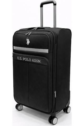 U.S. Polo Assn. Orta Ve Kabin Boy Valiz Seti 4 Teker U.s. Polo Assn. Kumaş Valiz Siyah 26050 Siyah