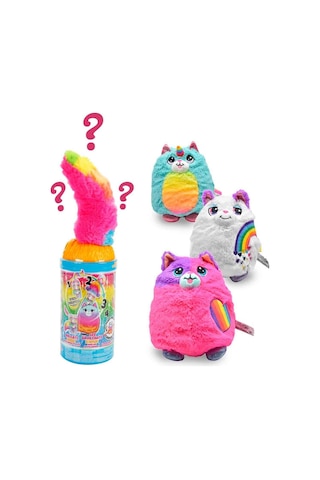 Misfittens Sürpriz Peluş S4 - Turuncu Kapak Çok Renkli