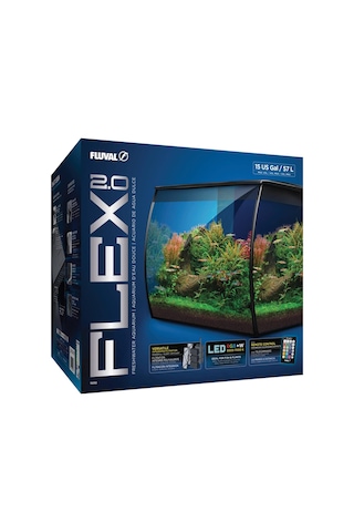 Fluval Flex 2.0 Akvaryum Siyah 57l