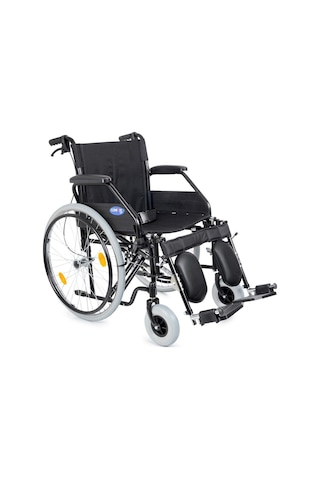 Dm-303 Özellikli 45 Cm Manuel Tekerlekli Sandalye - Ayak Kalkarlı Baldır Destekli