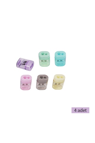 Trix Hazneli Oval Kalemtıraş 4 Adet