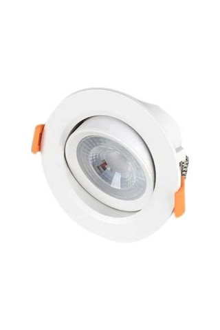 Ct-5204 Akik 7 Watt Led Spot Beyaz Kasa Beyaz Işık