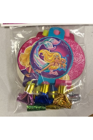 Barbie Kaynana Dili, Parti Düdüğü, 6lı Paket Uzayan Parti Düdüğü,uzat Çek Düdük Diğer
