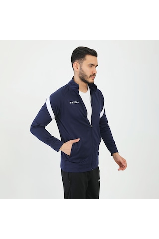 Tryon Lacivert - Beyaz Erkek Futbol Kamp Sweat Kamp Eşofman Evo P 001
