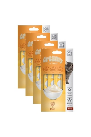 Creamy Tavuklu Kedi Ödülü, 4 X 15 Gr