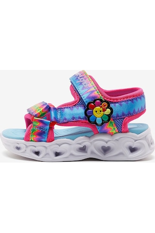 Skechers Heart Lights Sandals Küçük Kız Çocuk Çok Renkli Işıklı Sandalet 302675n Mlt Çok Renkli