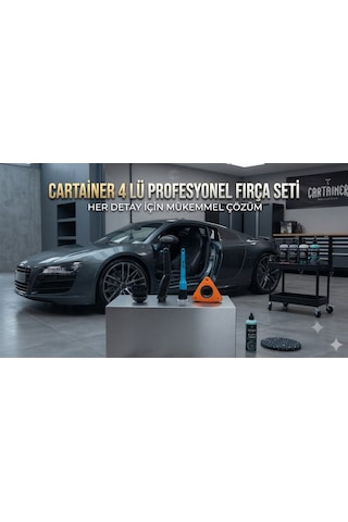 Cartaıner 4 Lü Profesyonel Fırça Seti Her Detay İçin Mükemmel Çözüm 4 Adet