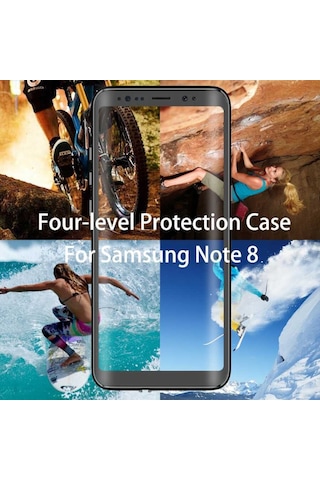Samsung Uyumlu Galaxy Note 8 Kilif Toz Kir Su Geçirmez Kapak 358189078