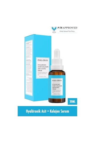 Maruderm%2 Hyalüronik Asit &%5 Kolajen Cilt Bakım Serumu Yoğun Nem Ve Dolgun Görünüm Destekleyici Yüz Serumu, Peptit & Panthenol İle, 30 Ml