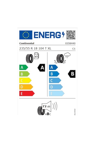 Continental 235/55R18 104T XL Ecocontact 6 Ssr Moe Yaz Lastiği 2025