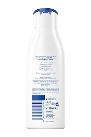 Express Hydration Derin Nemlendirici Vücut Bakım Losyonu 250ml, Normal Ve Kuru Cilt