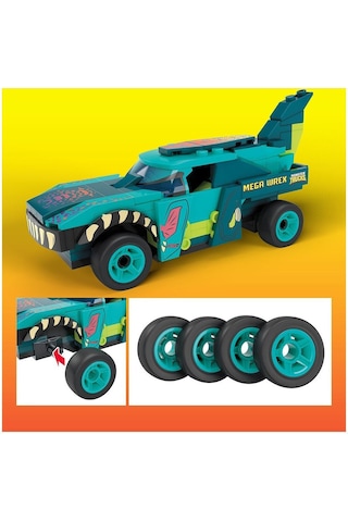 Hdj95 Mega. Hot Wheels Wrex Monster Truck. 187 Parça. 5 Yaş