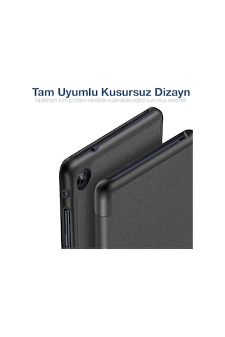 Dux Ducıs Huawei Uyumlu Matepad T8 - C3 Mıknatıslı Kılıf Domo Series - Siyah (259952035)
