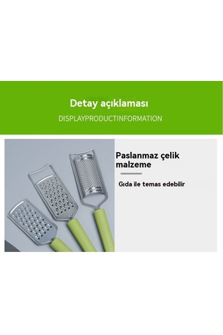 Jian Fan Manuel Mutfak Aleti 6 Parçalıket Çok Fonksiyonlu Yeşil