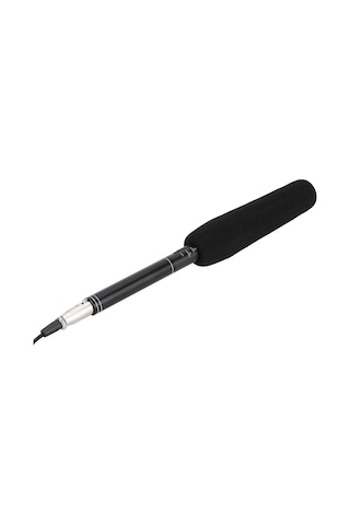 Xindoker Yönlü Kondenser Röportaj Mikrofonu, Uzun/kısa Mesafe Seçeneği, 5m Kablolu, Rüzgar Gürültüsü Engelleyici, Çok Cihaz Bağlantısı