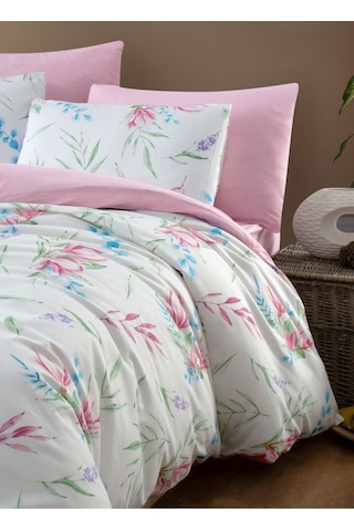 Mystory Home Lastikli Çarşaflı Tek Kişilik Nevresim Takımı Tulip