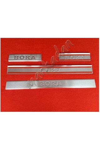 Markadan Vw Bora Krom Kapı Eşiği 1998-2004 4 Parça Paslanmaz Çeli N11.5180