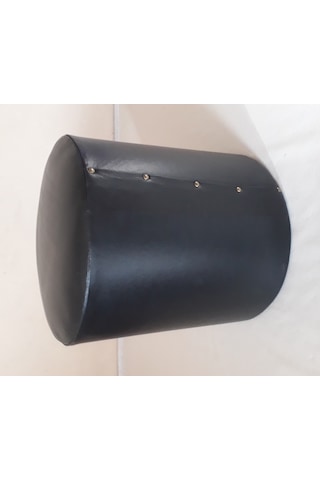 Nesilhomee-Ticaret Deri Kaplama Silindir Puf