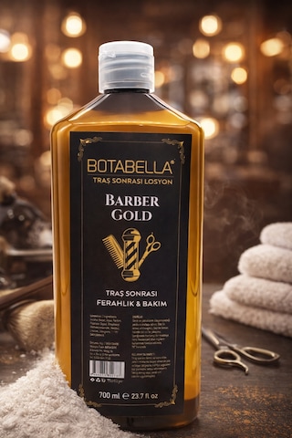 Botabella Barber Gold Tıraş Sonrası Losyon 700 Ml Erkek After Shave Ferahlatıcı Bakım Losyonu