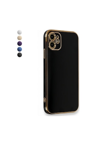 İphone 11 Kılıf Luxury Seri Kamera Korumalı Silikon Kapak