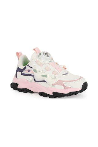 Pepino Çocuk Spor Ayakkabı Çevirmeli Döner Kilitli Mekanizma Kalın Tırtıklı Dişli Taban Outdoor Sneaker 2364 Pudra-mor