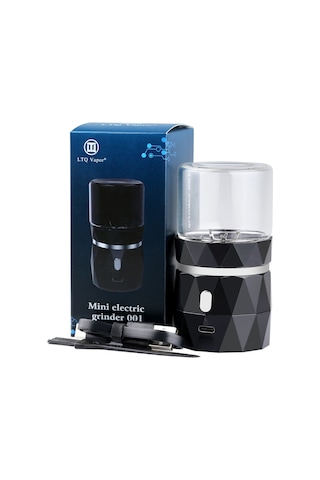 Gajeena Usb Şarjlı Ev Tipi Minik Elektrikli Değiştirici - 200w 16000rpm Ot Pulçucu, 400mah Pil, Çelik + Pc Malzeme Siyah